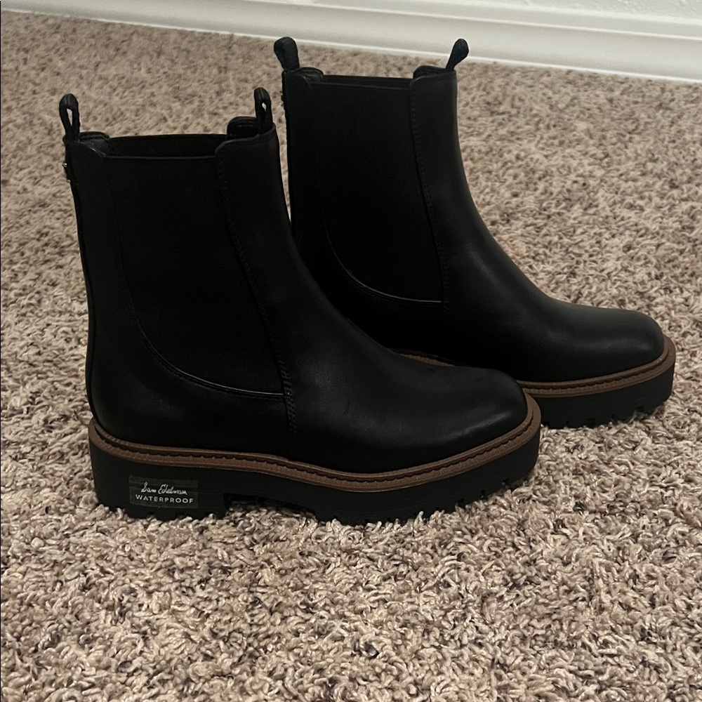 Sam Edelman Black Ankle Boots